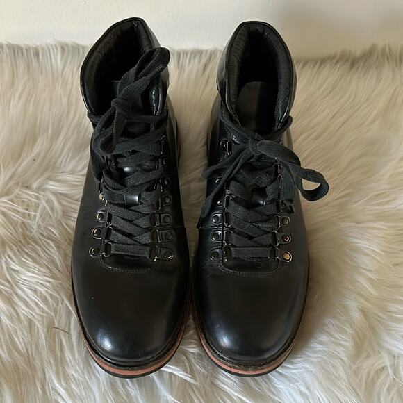 Kenneth Cole Reaction | Mens Climb The Rope Black Boots Size 7 - Picture 1 of 9